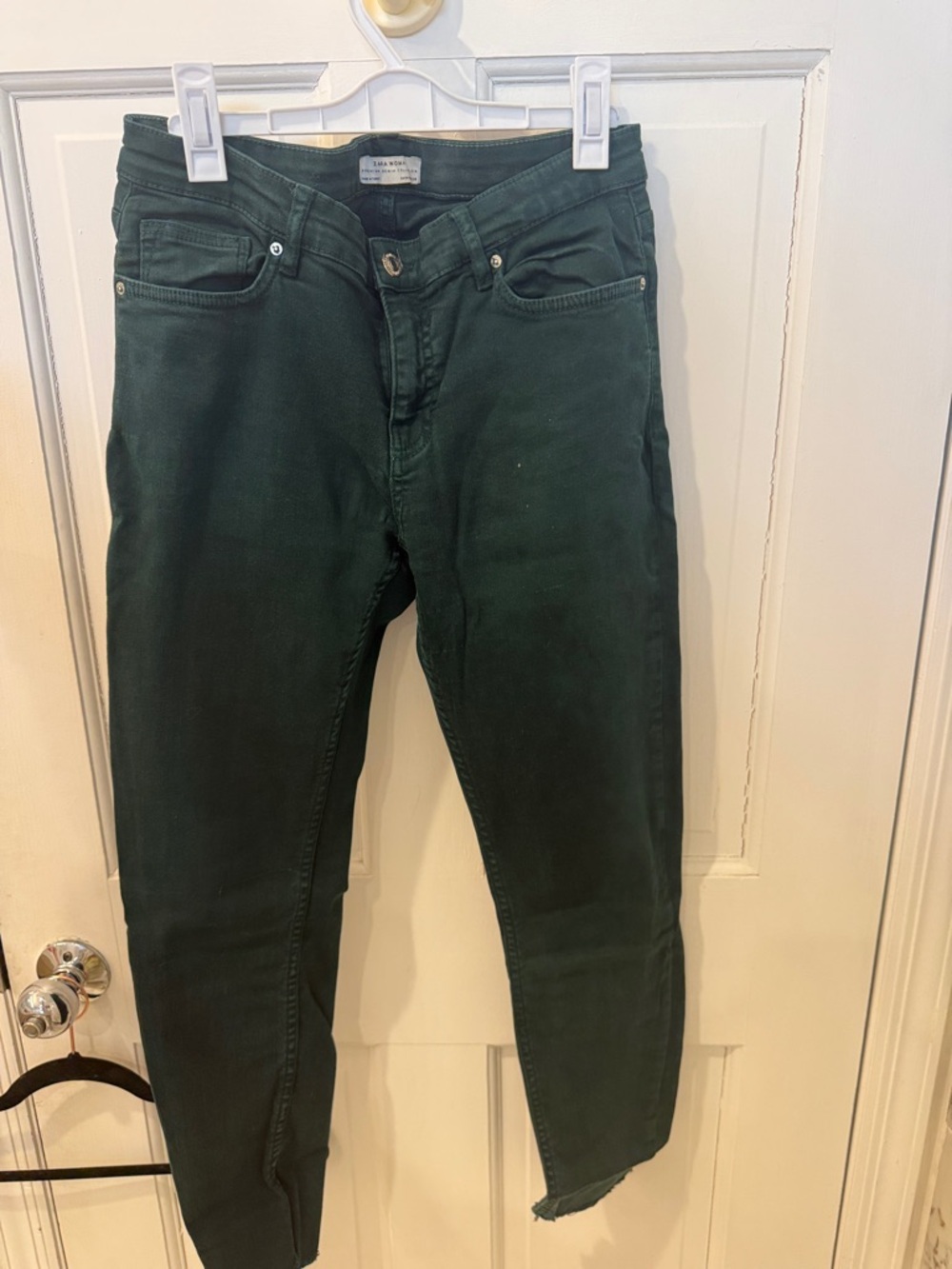 Dark Green vintage Zara Slim Jeans